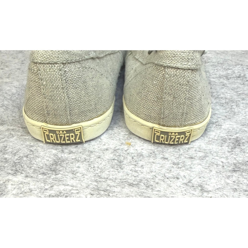 Cruzerz Arkansas Razorbacks Boat Shoes Women Grey Canvas Loafers NCAA Collegiate - Picture 3 of 9